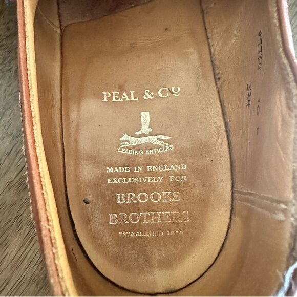C&J for Brooks Brothers Peal & Co Single Monk (Very Rare) sz 10 - Picture 5 of 11